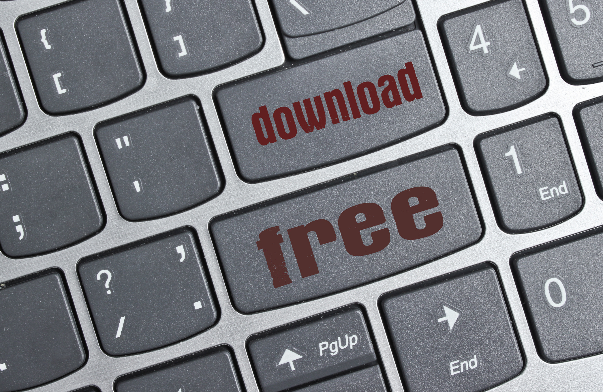 Inscription download free on the keyboard keys